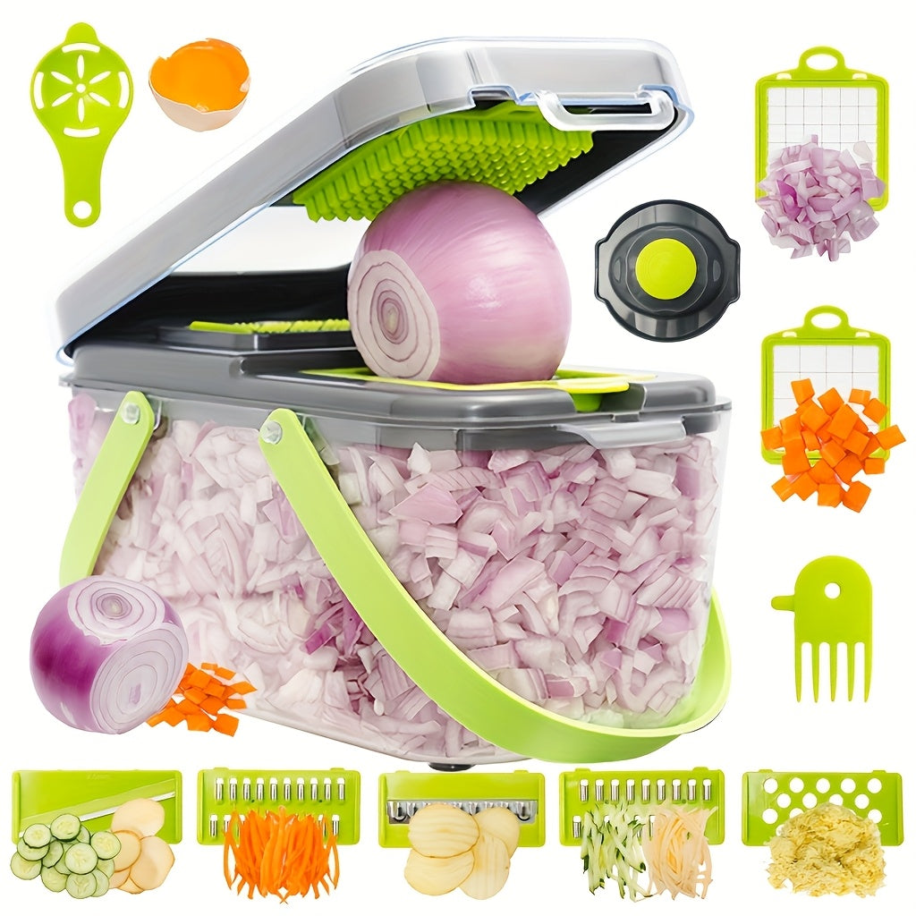 1pc 12-in-1 Multifunctional Vegetable Chopper