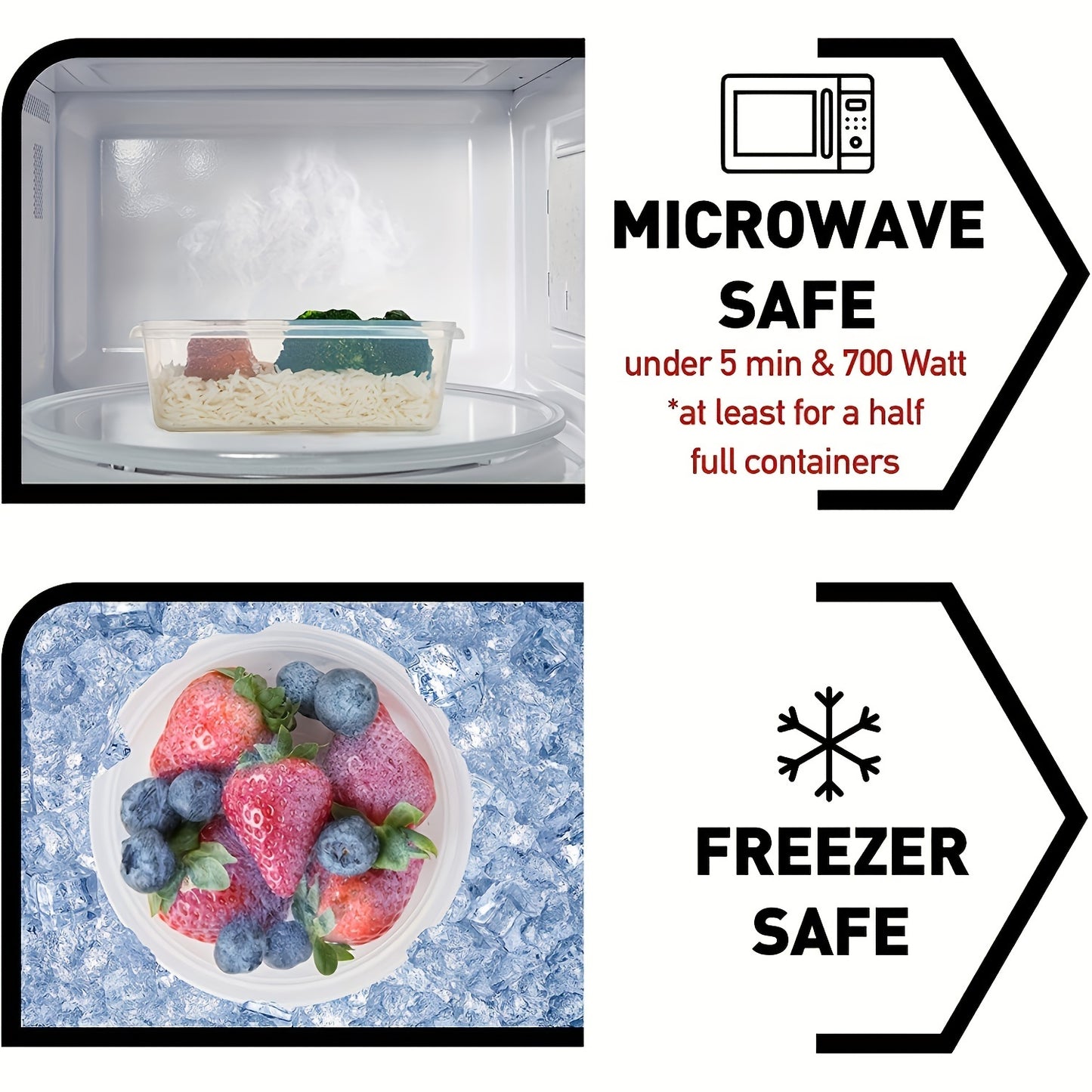 24 Piece Food Storage Containers Set with Easy Snap Lids (24 Lids + 24 Containers) - Airtight Plastic Containers for Pantry & Kitchen Organization - BPA-Free with Free Labels & Marker