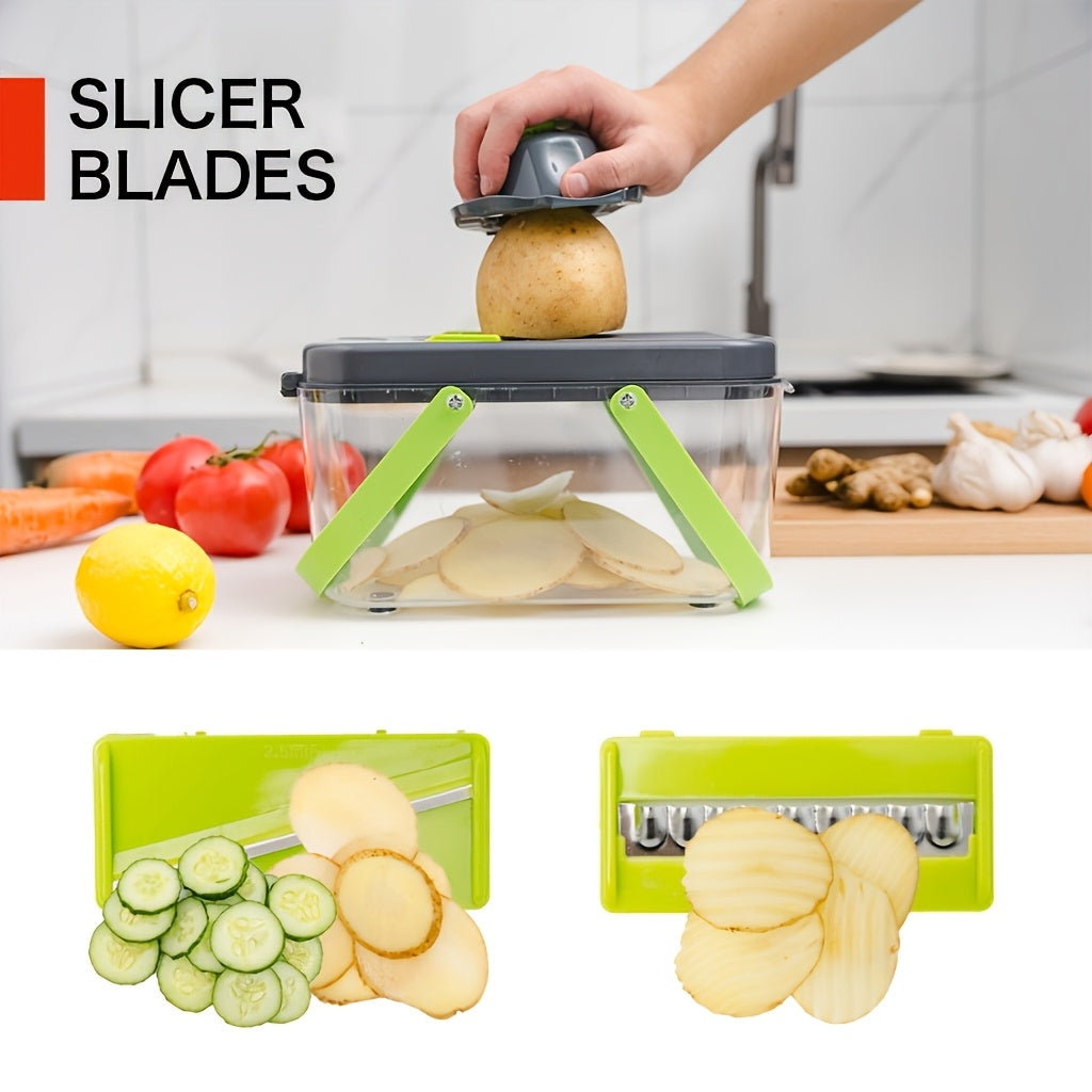 1pc 12-in-1 Multifunctional Vegetable Chopper