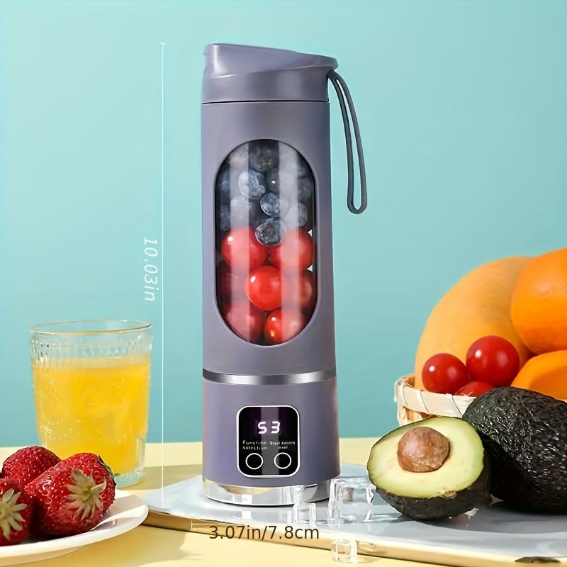 Portable USB-Rechargeable Blender & Juicer - Easy Clean, 10.14oz to 16.91oz Capacity