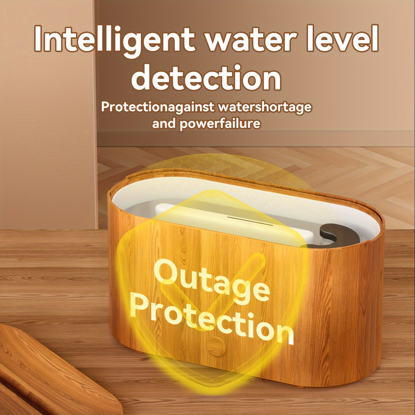 7-color Simulated Flame LED Humidifier And Aroma Diffuser