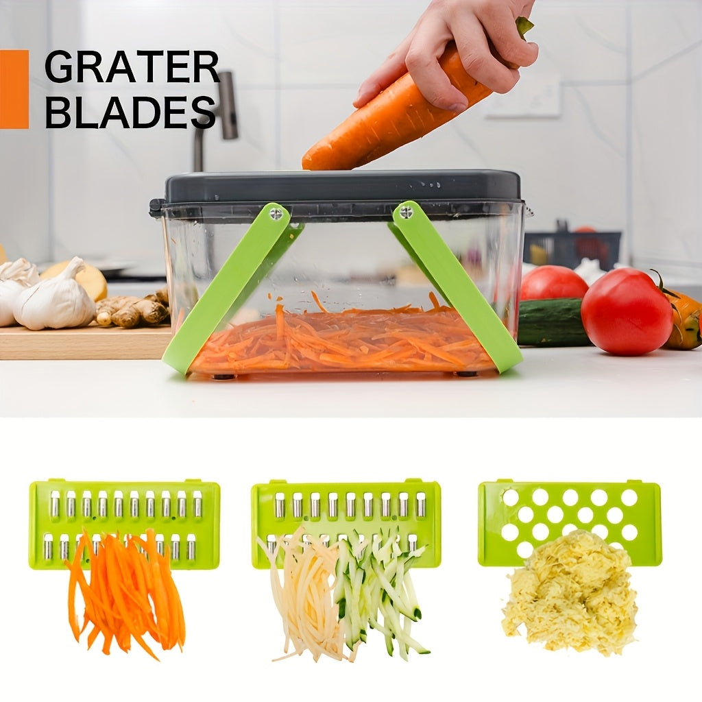 1pc 12-in-1 Multifunctional Vegetable Chopper