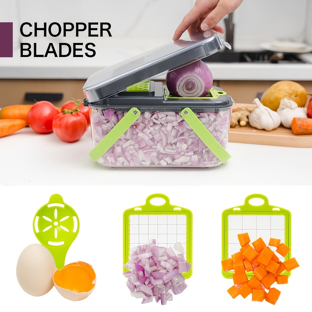 1pc 12-in-1 Multifunctional Vegetable Chopper