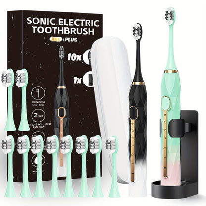 Acoustic Electric Toothbrush USB Rechargeable