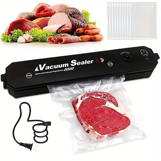 Automatic Vacuum Sealer,with 50pcs Sealing Bags for Food Preservation