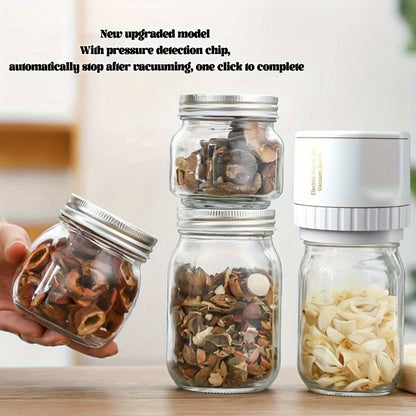 Electric Mason Jar Vacuum Sealer, Food Storage Vacuum