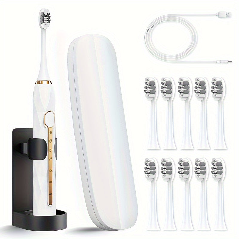 Acoustic Electric Toothbrush USB Rechargeable