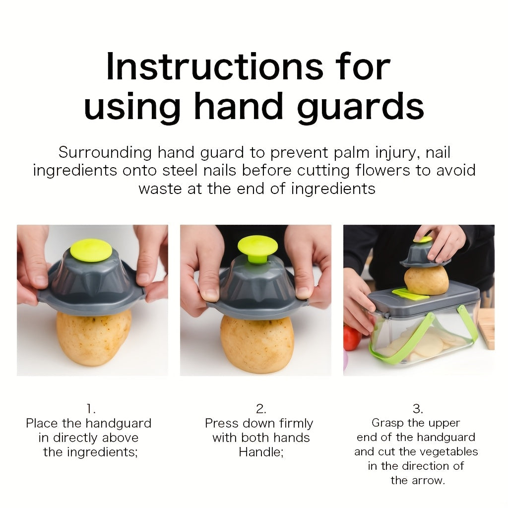 1pc 12-in-1 Multifunctional Vegetable Chopper