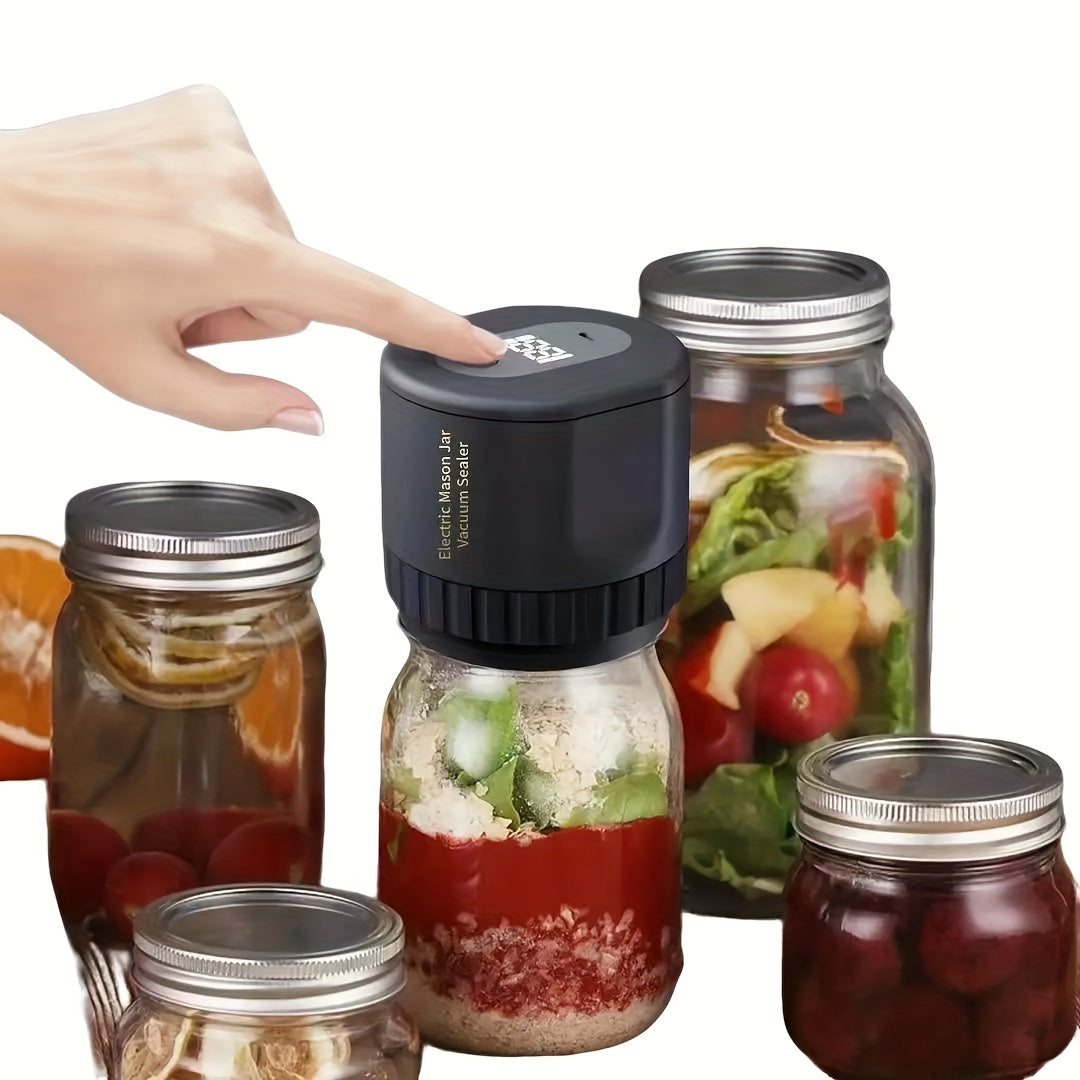 Electric Mason Jar Vacuum Sealer, Food Storage Vacuum