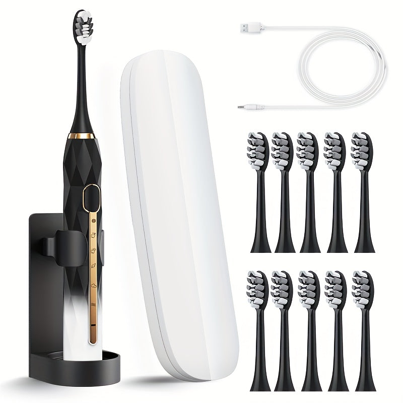 Acoustic Electric Toothbrush USB Rechargeable