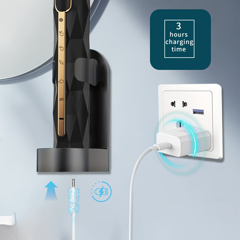 Acoustic Electric Toothbrush USB Rechargeable