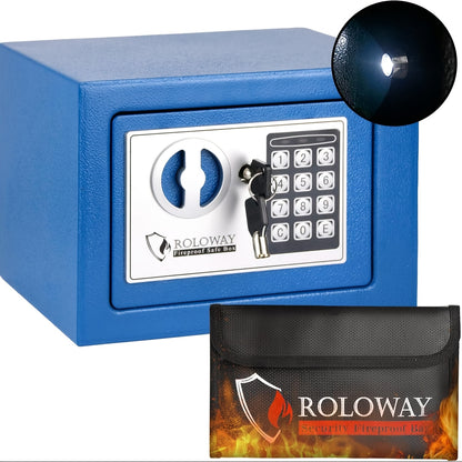 Security CODE REQUIRED Fireproof Safe With Free Fire & Water-Resistant Superior Structure Stainless Steal