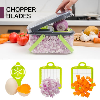 1pc 12-in-1 Multifunctional Vegetable Chopper