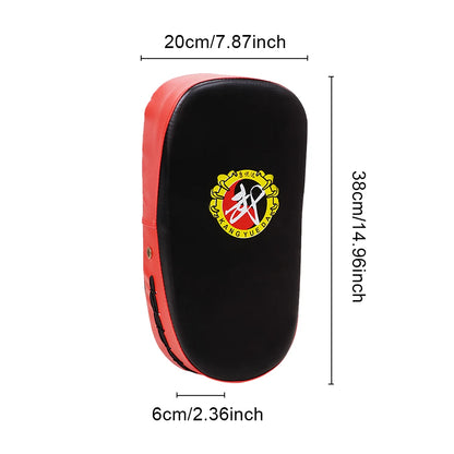 Fitness Taekwondo Kick Pad Punching Bag Boxing Sandbag Leather Training Equipment Muay Thai Taekwondo Foot Target Strike/Shield
