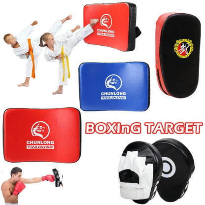 Fitness Taekwondo Kick Pad Punching Bag Boxing Sandbag Leather Training Equipment Muay Thai Taekwondo Foot Target Strike/Shield