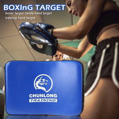 Fitness Taekwondo Kick Pad Punching Bag Boxing Sandbag Leather Training Equipment Muay Thai Taekwondo Foot Target Strike/Shield