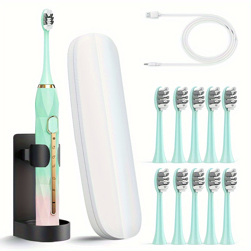 Acoustic Electric Toothbrush USB Rechargeable