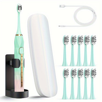 Acoustic Electric Toothbrush USB Rechargeable