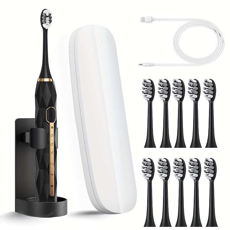 Acoustic Electric Toothbrush USB Rechargeable