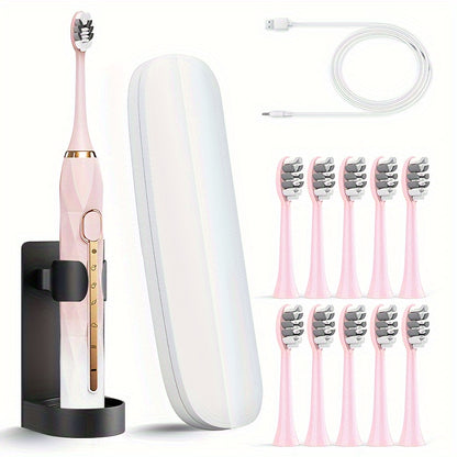 Acoustic Electric Toothbrush USB Rechargeable